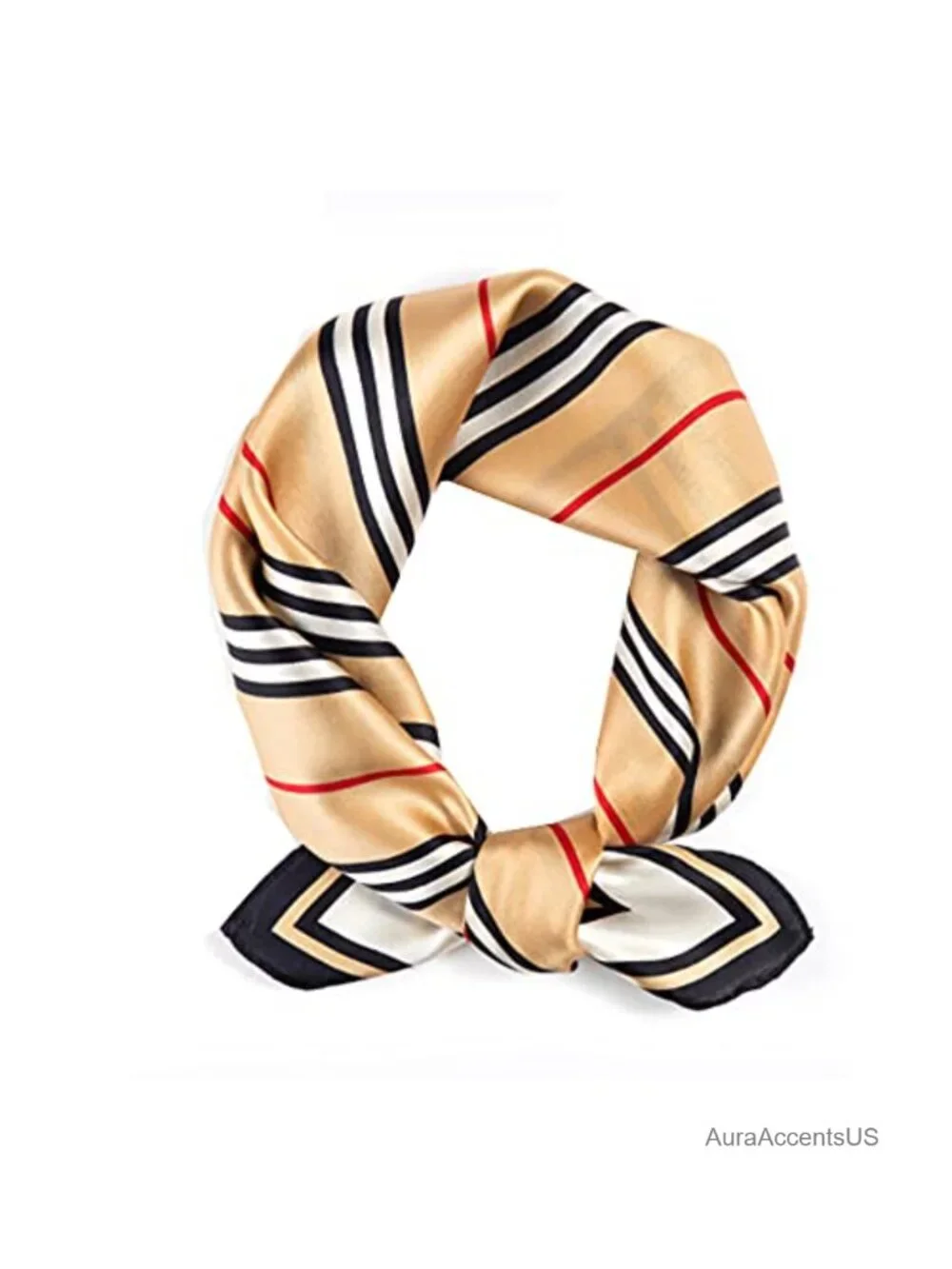 100% Mulberry Silk Square Scarf - 21